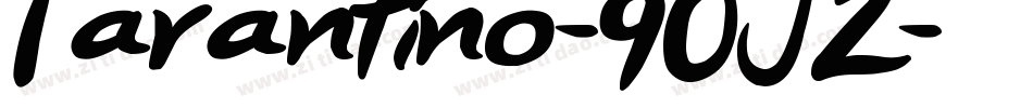 Tarantino-90J2字体转换
