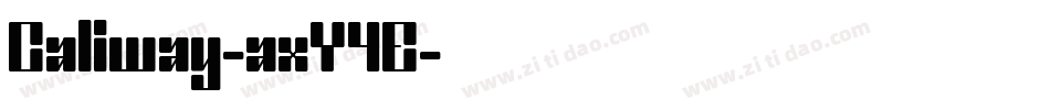 Caliway-axY4E字体转换