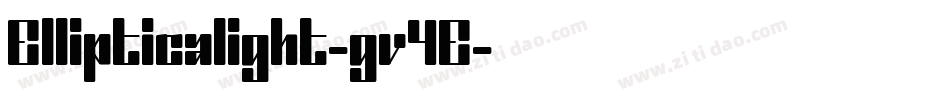 Ellipticalight-gv4E字体转换