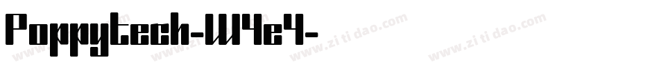 Poppytech-W4e4字体转换