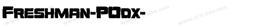 Freshman-POdx字体转换