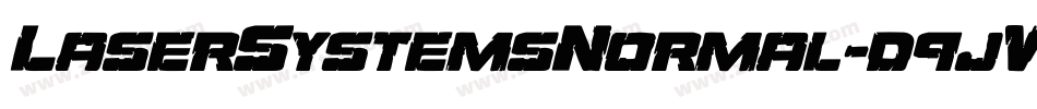 LaserSystemsNormal-d9jV字体转换