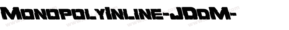 MonopolyInline-JDdM字体转换