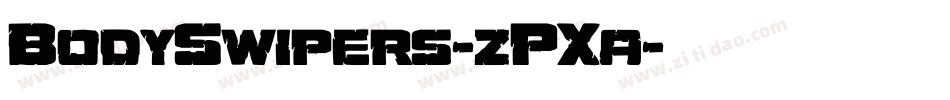 BodySwipers-zPXa字体转换