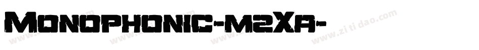 Monophonic-m2Xa字体转换