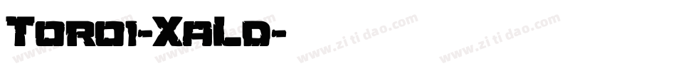Toro1-XaLd字体转换