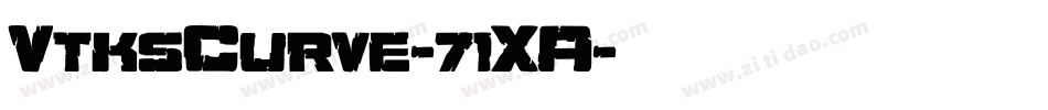 VtksCurve-71XA字体转换 VtksCurve-71XA字体转换