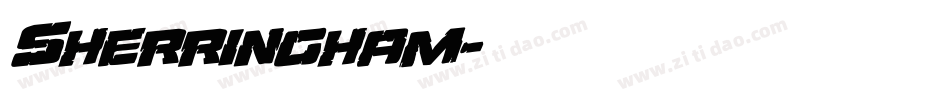 Sherringham字体转换