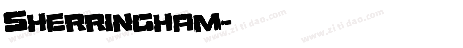 Sherringham字体转换