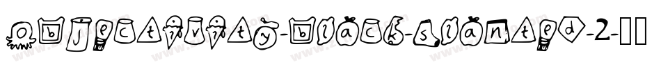 objectivity-black-slanted-2字体转换