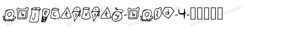 objectivity-bold-4字体转换