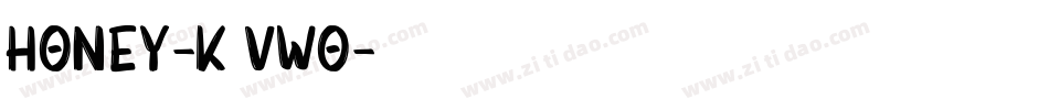 Honey-K7VWo字体转换