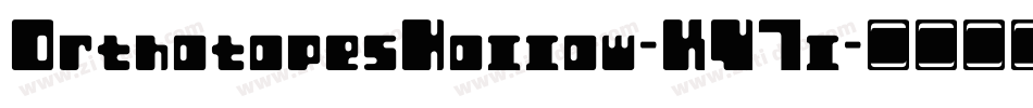 OrthotopesHollow-KY7l字体转换