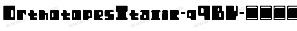 OrthotopesItalic-q9BV字体转换
