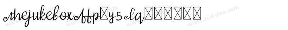 ThejukeboxFfp-y5Lq字体转换