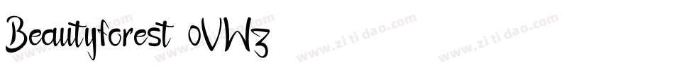 Beautyforest-0VWz字体转换