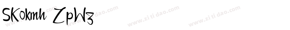 SK0kmh-ZpWz字体转换