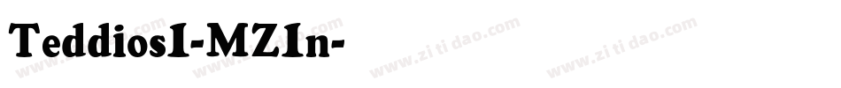 Teddios1-MZ1n字体转换