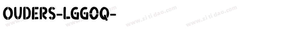 Ouders-lgg0q字体转换 Ouders-lgg0q字体转换