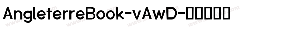 AngleterreBook-vAwD字体转换