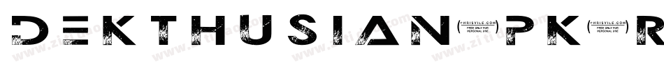 Dekthusian-PK0r字体转换