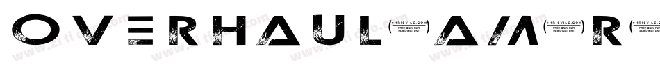 Overhaul-aM0R字体转换