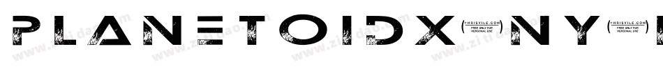 PlanetoidX-ny0R字体转换