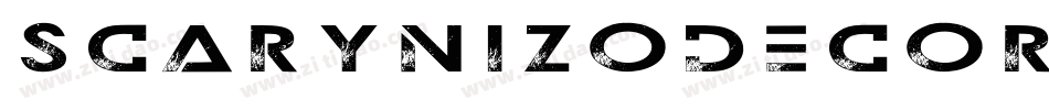 ScarynizoDecorative-MVY0r字体转换
