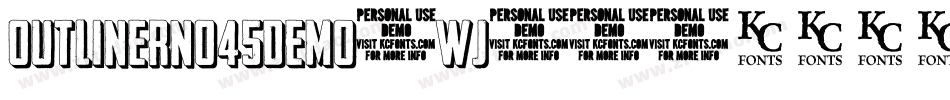 OutlinerNo45Demo-wj12字体转换 OutlinerNo45Demo-wj12字体转换
