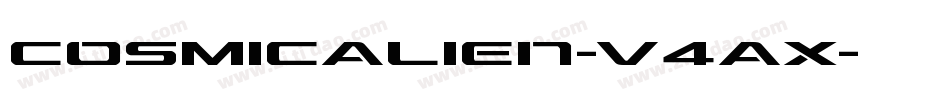 CosmicAlien-V4Ax字体转换