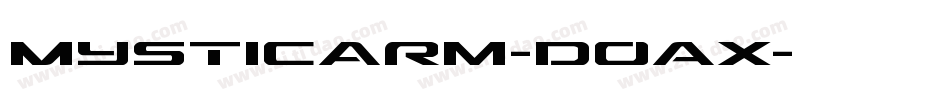 MysticArm-d0aX字体转换