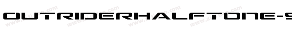 OutriderHalftone-9Rj7字体转换