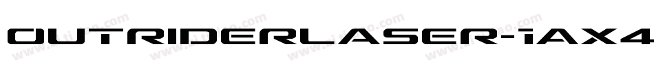 OutriderLaser-1Ax4字体转换