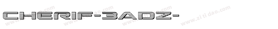 Cherif-3adZ字体转换