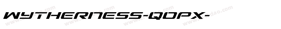Wytherness-qopx字体转换