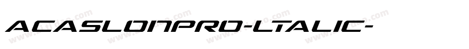 acaslonpro-ltalic字体转换 acaslonpro-ltalic字体转换