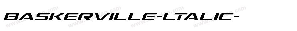 baskerville-ltalic字体转换 baskerville-ltalic字体转换