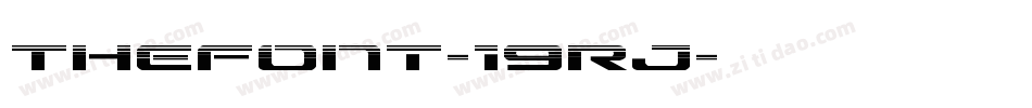 TheFont-19Rj字体转换