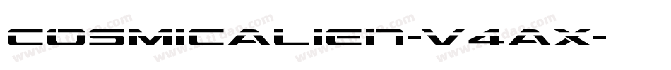 CosmicAlien-V4Ax字体转换