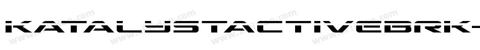 KatalystActiveBrk-A1ax字体转换 KatalystActiveBrk-A1ax字体转换