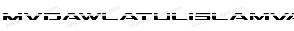 MvdawlatulislamvazanRasmy-mDAx字体转换