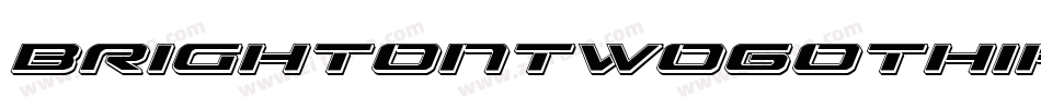 BrightontwoGothikaNbp-rYrp字体转换