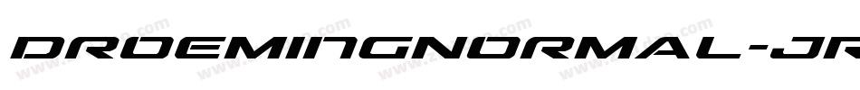 DroemingNormal-jRzl字体转换
