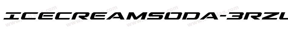 IcecreamSoda-3RzL字体转换