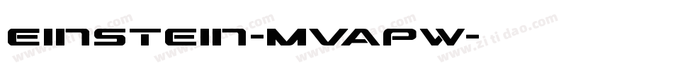 Einstein-MVApw字体转换