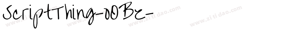 ScriptThing-oOBz字体转换