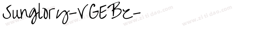 Sunglory-VGEBz字体转换