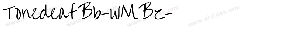 TonedeafBb-wMBz字体转换