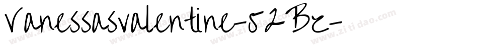 Vanessasvalentine-52Bz字体转换
