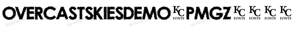 Overcastskiesdemo-pMGZ字体转换